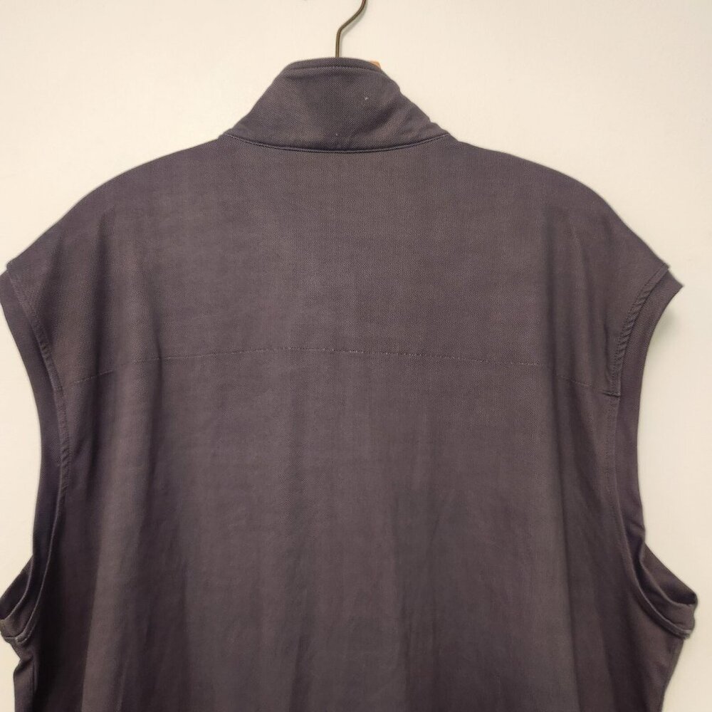 NWT Westport‎ Lifestyle Links 1/4 Zip Charcoal Gray Golf Vest Mens Sz LT NEW - Picture 7 of 11